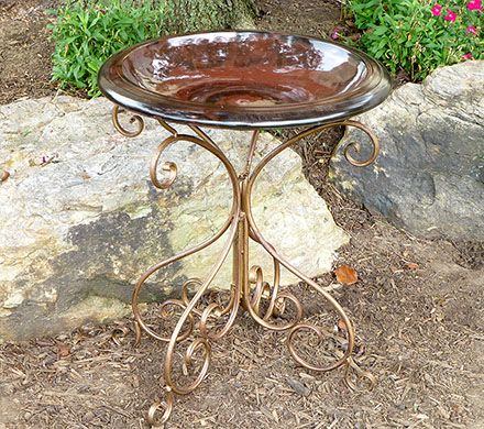 Shatter-Resistant Birdbath