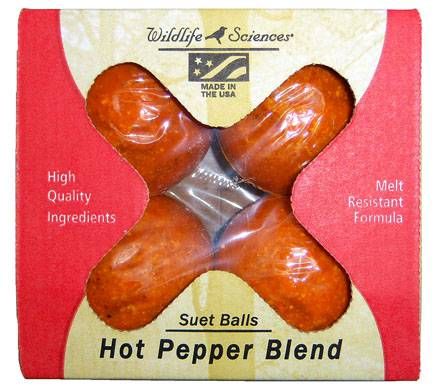 Hot Pepper Suet Balls (4 per box)