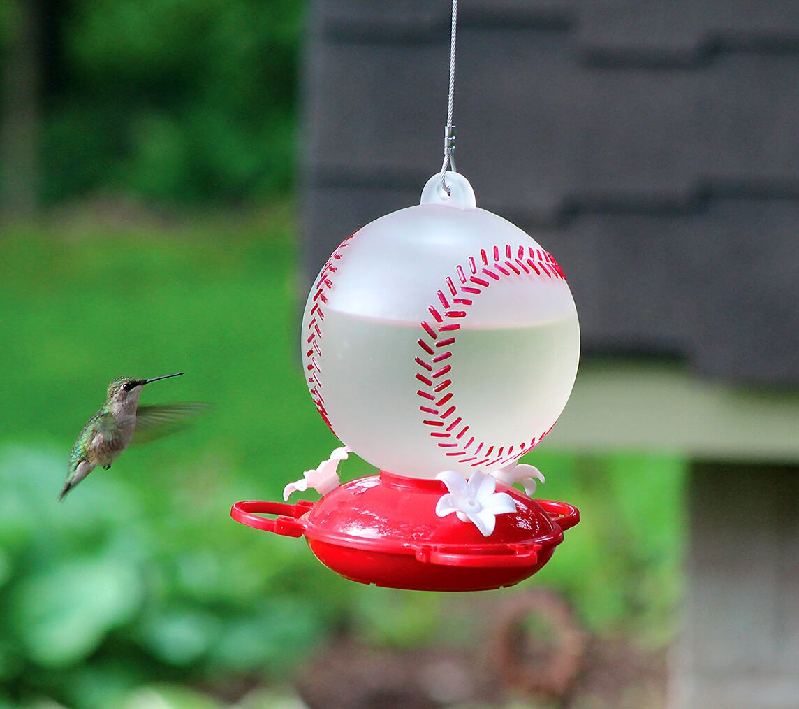 Baseball Hummingbird Feeder